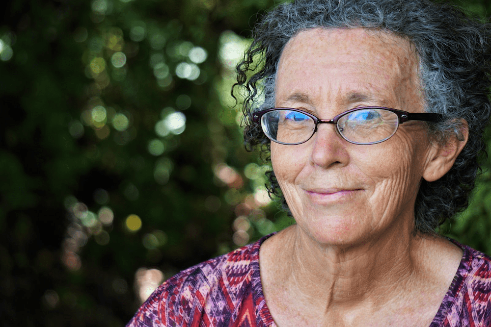 Older woman in glasses