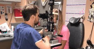 yearly eye exam at the eye center in huntsville al